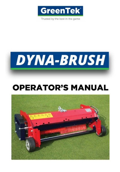 Dyna-Brush Operator's Manual