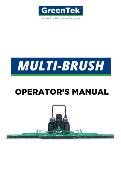 Multi-Brush Operator's Manual