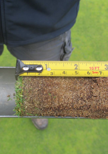 Agronomist's 6 month study of Dyna-Corers saved need of spring renovation