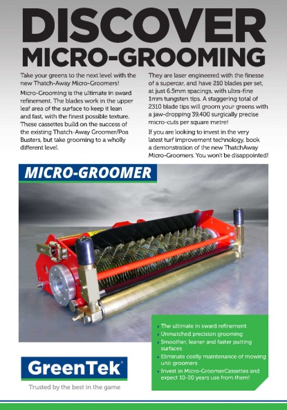 Micro-Groomer Product Sheet