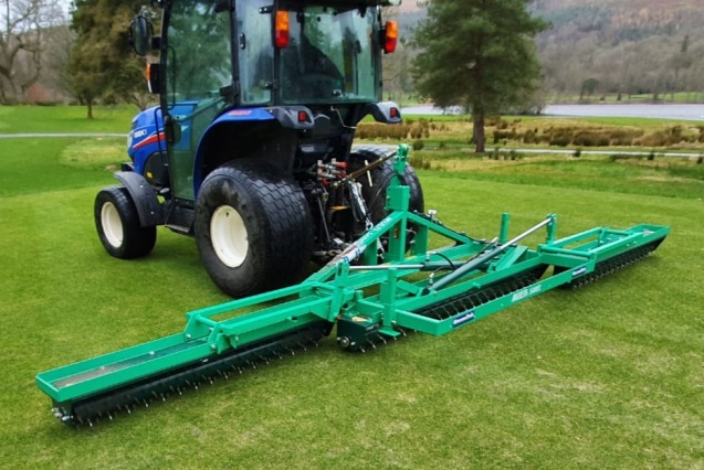 The 5.4m Multi-Sarel is ideal for golf fairways and sports pitches